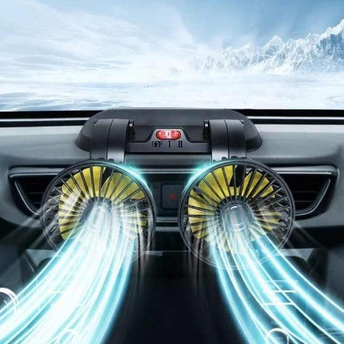 Double Headed Vehicle Fan