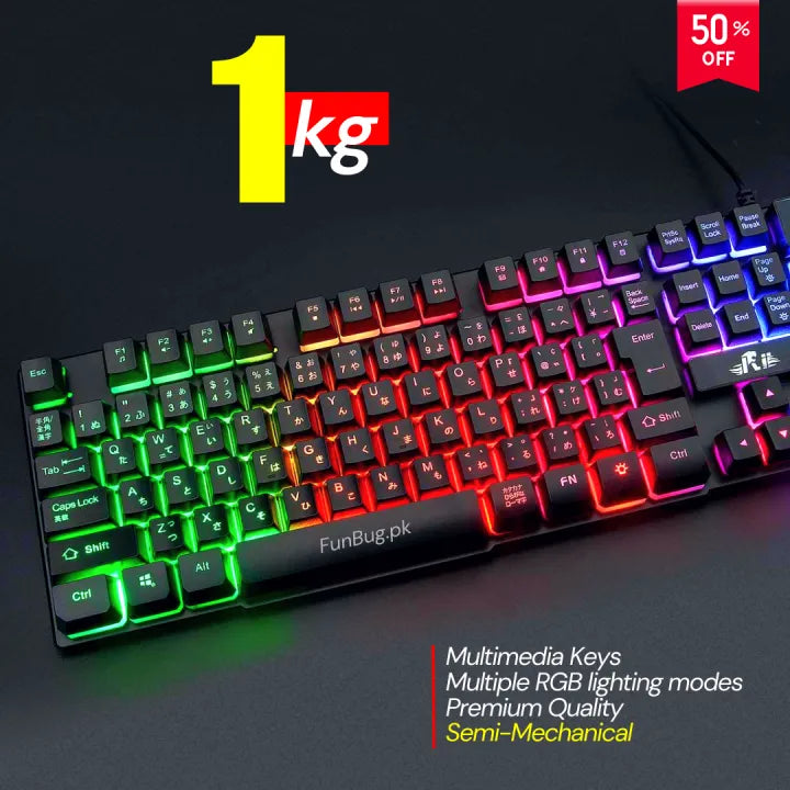 Metallic Gaming Keyboard