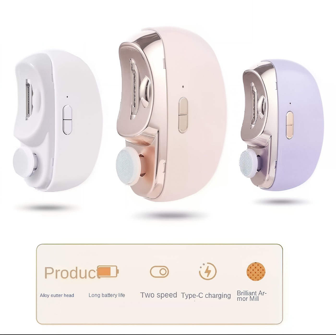 USB Electric Nail Grinder — Polisher & Trimmer