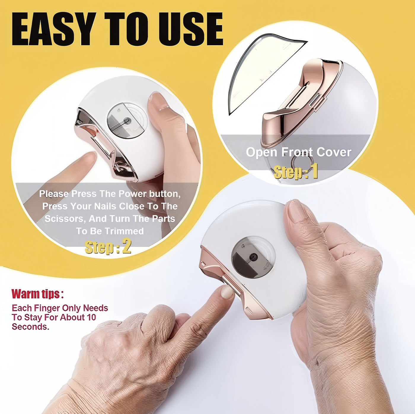 USB Electric Nail Clipper – Smart Auto Trimmer