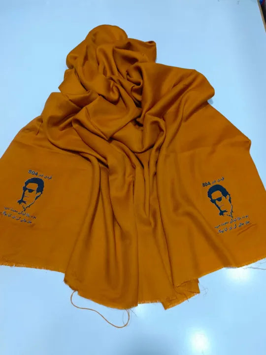 Imran Khan Shawl With Quote