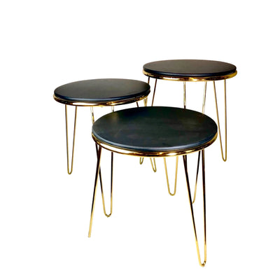 Black Nesting Coffee Table (Set of 3)